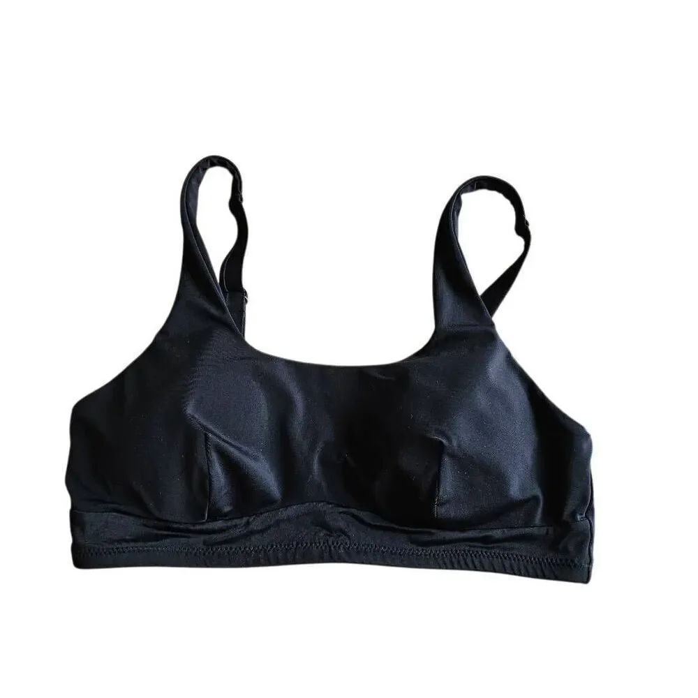 Yitty womens Sz S black sport bra padded